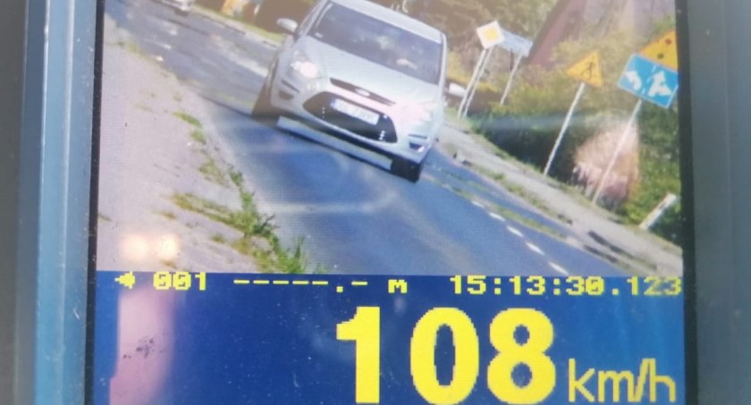 zdjęcie z pomiaru prędkości