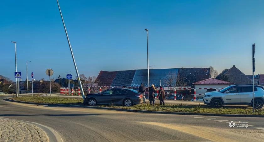 zdjęcie z miejsca wypadku