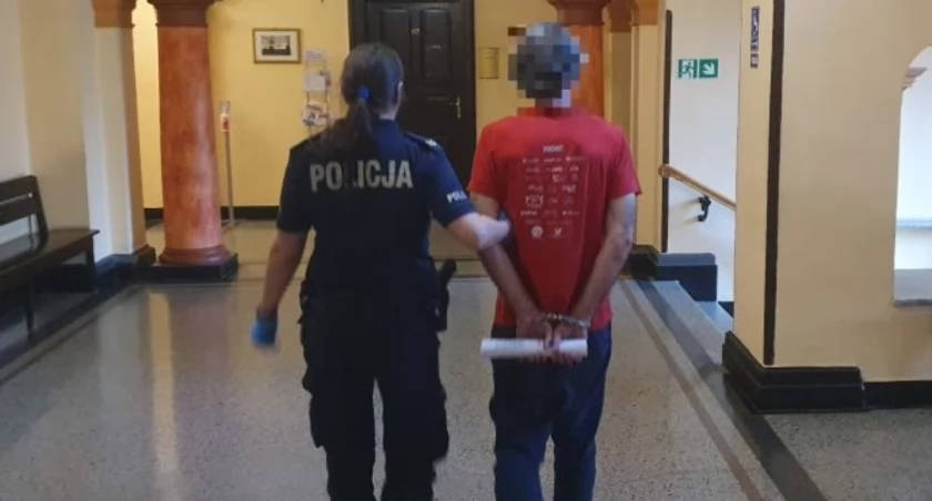 zdjęcie jednego z zatrzymanych mężczyzn