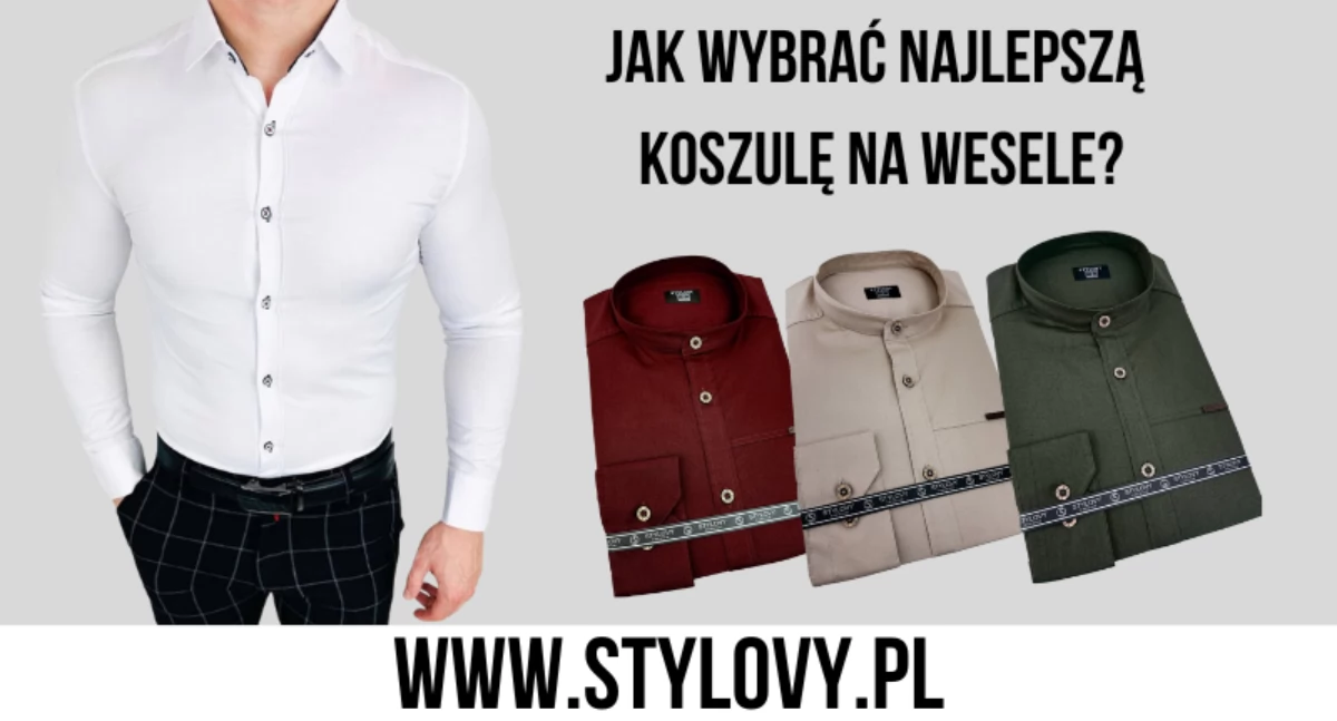Sponsorowane, wybrać najlepszą koszulę wesele - zdjęcie, fotografia