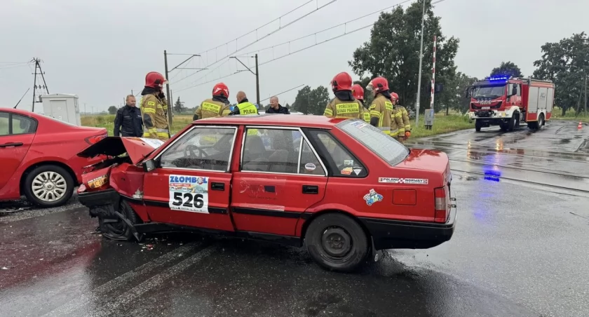 zdjęcie z miejsca wypadku: OSP Bierutów