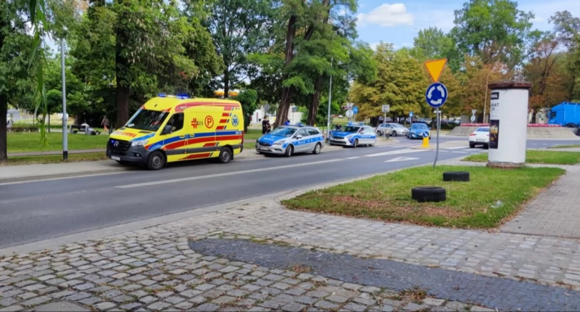 zdjęcie z miejsca wypadku