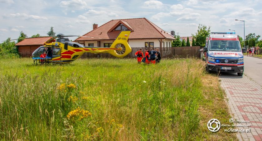 Na sygnale, Lądowanie śmigłowca Bierutowie VIDEO - zdjęcie, fotografia