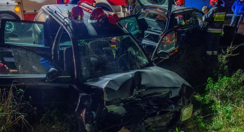 Na sygnale, Poważny wypadek dwóch Miodarach - zdjęcie, fotografia