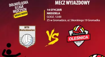 Siatkówka - mecz wyjazdowy  ASO - BTS Bolesławiec
