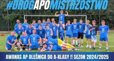 AP Oleśnica awansuje do A-klasy