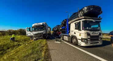 Kierowca ciężarówki zasnął za kierownicą. Bilans śmiertelnego wypadku na S8 wzrósł do trzech ofiar