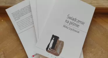 Spotkanie autorskie z Mirką Szychowiak i jej najnowszym tomem poezji Świadczenie na piśmie