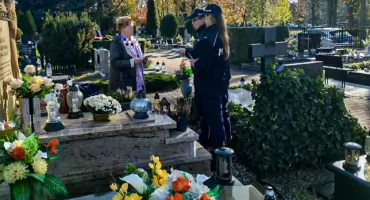 Bezpieczeństwo na cmentarzach: apel policji oleśnickiej do mieszkańców