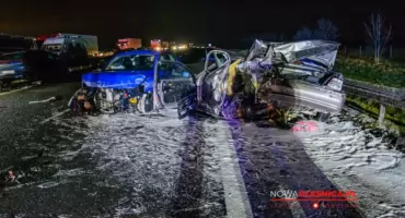 AKTUALIZACJA: Tragiczny wypadek na S8. Nie żyje kierowca BMW, który wyszedł z auta i został potrącony - lądował śmigłowiec LPR