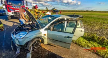 Na drodze do Jenkowic koziołkowało auto. Przyczyna - nadmierna prędkość - VIDEO